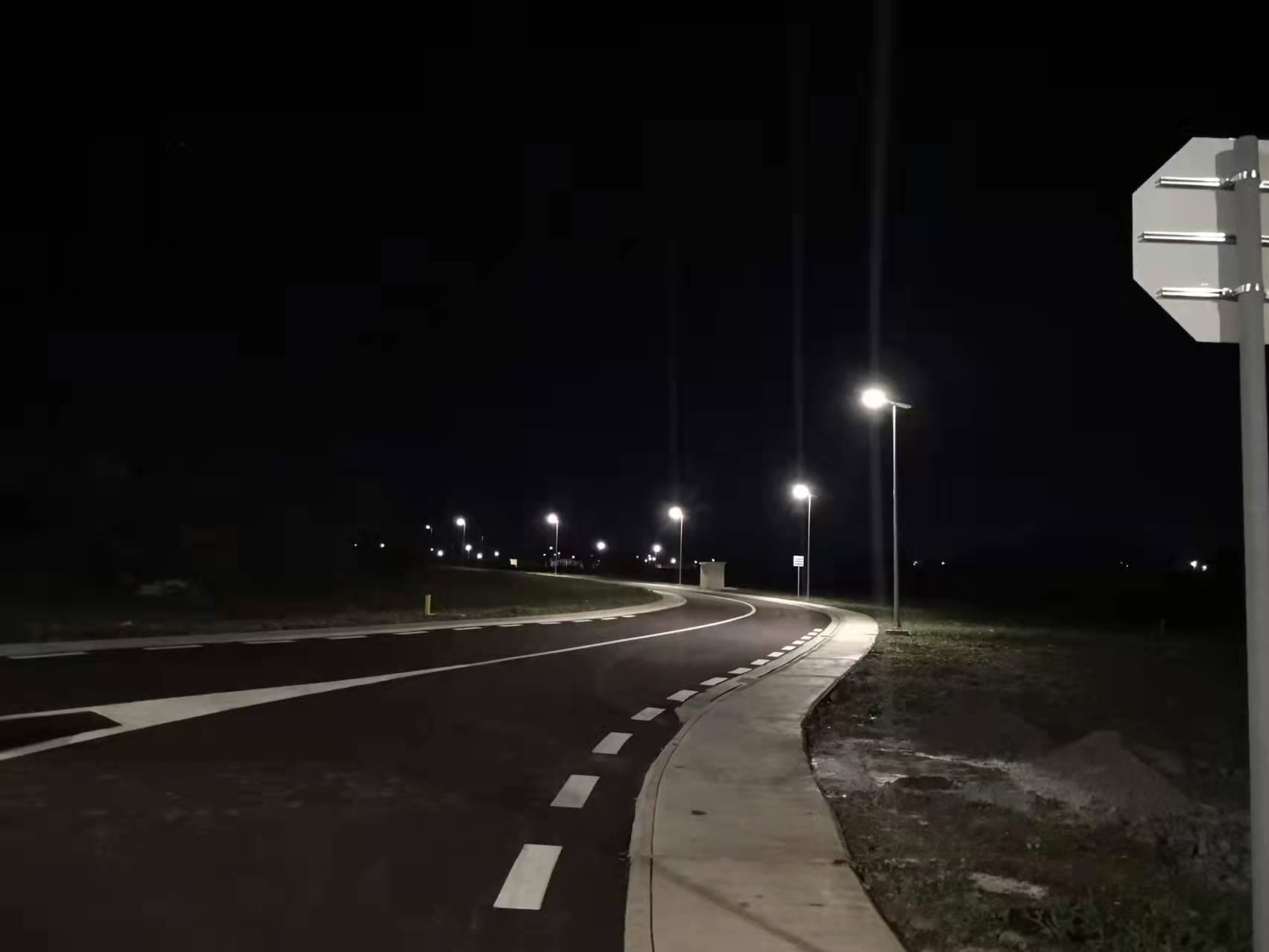 Mauritius 36M solar led street lighting