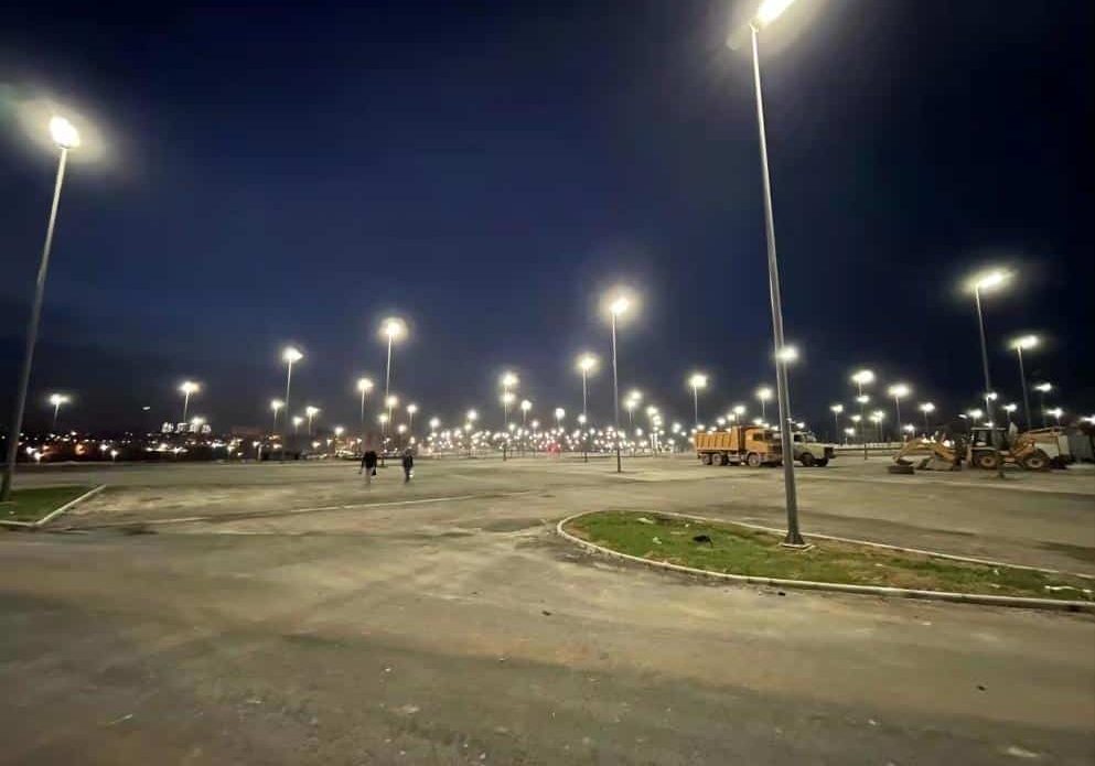 Parking lot and road lighting in Oran Stadium Project, Algeria